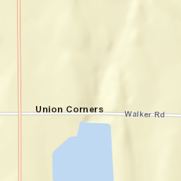 Union Corners New York Street Map