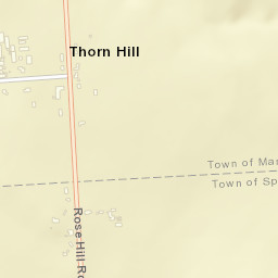 Thorn Hill New York Street Map