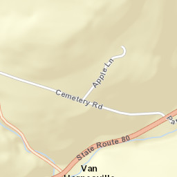 Van Hornesville New York Street Map