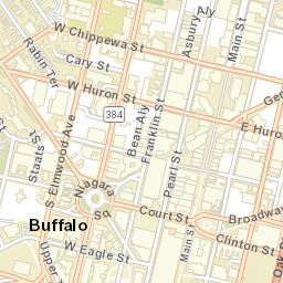 Buffalo New York Street Map