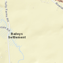 Baileys Settlement New York Street Map