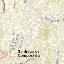 Santiago de Compostela Street Map