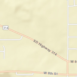 802 West City Limits Road Yankton SD Street Map