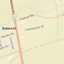 Belmont Street Map