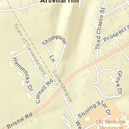 Arsenal Hill New York Street Map