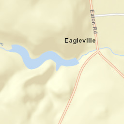 Eagleville New York Street Map