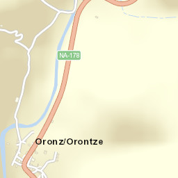 Oronz Street Map