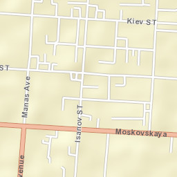Bishkek Street Map