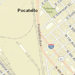 511-543 North 7th Avenue, Pocatello, ID Street Map