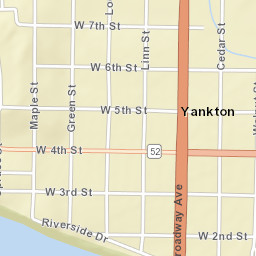 375-399 West 3rd Street Yankton SD Street Map