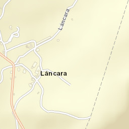 Láncara Street Map