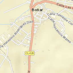 Boñar Street Map