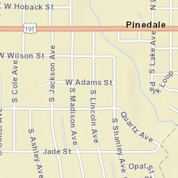 South Lake Avenue, Pinedale, WY 82941 Street Map