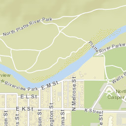 1301-1333 East M Street, Casper, WY 82601 Street Map