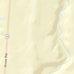 South Avon New York Street Map