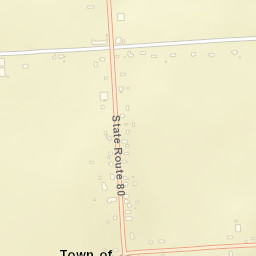 Otisco New York Street Map