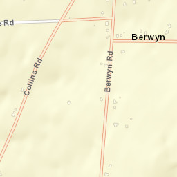 Berwyn New York Street Map