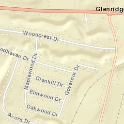 Glenridge New York Street Map