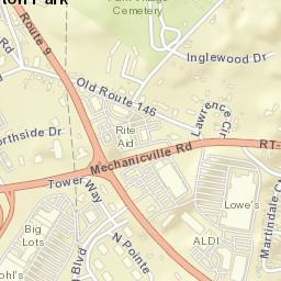 Clifton Park New York Street Map