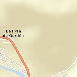 La Pola de Gordón Street Map