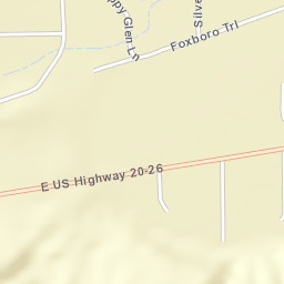 13403-13589 Old Glenrock Hwy Evansville Street Map