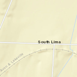 South Lima New York Street Map