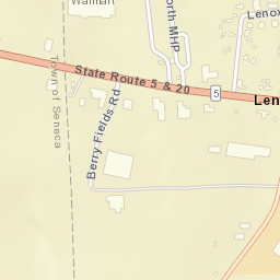 Lenox Park New York Street Map