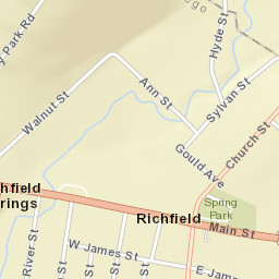 Richfield Springs New York Street Map