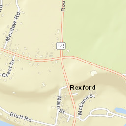 Rexford New York Street Map