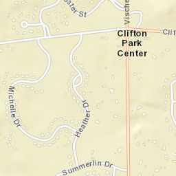 Clifton Park Center New York Street Map