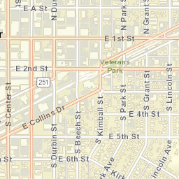 204 South Durbin Street Casper WY Street Map