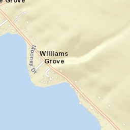 Williams Grove New York Street Map