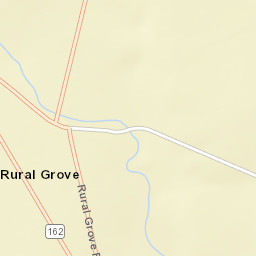 Rural Grove New York Street Map
