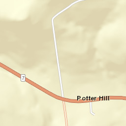 Potter Hill New York Street Map