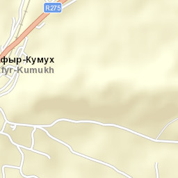 Kafyr-Kumukh Street Map