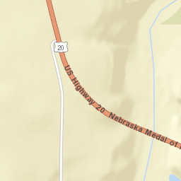 Blue Star Memorial Highway Valentine Street Map