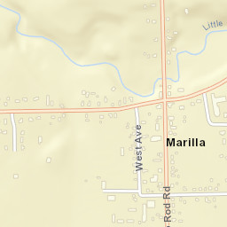 Marilla New York Street Map