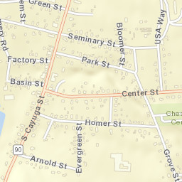 Union Springs New York Street Map