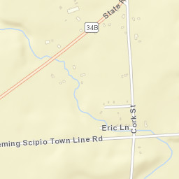 Mapleton New York Street Map