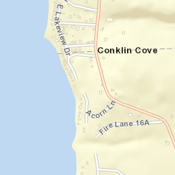 Conklin Cove New York Street Map