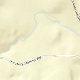 Factory Hollow New York Street Map