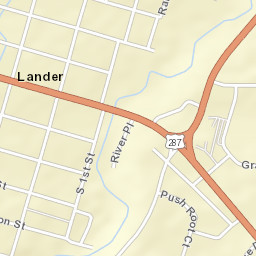 298 U.S. 287, Lander, WY 82520, USA Street Map