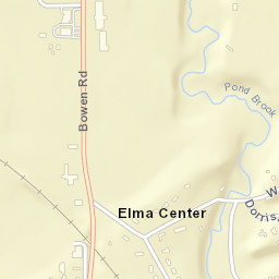 Elma Center New York Street Map