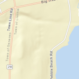 Pebble Beach New York Street Map
