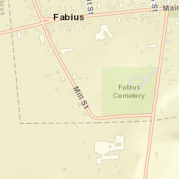 Fabius New York Street Map