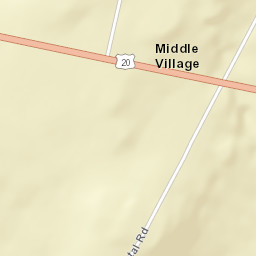 Middle Village New York Street Map