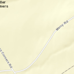 Miller Corners New York Street Map