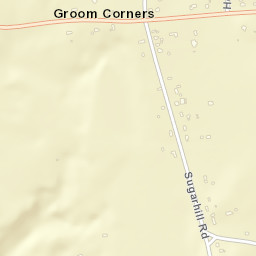 Groom Corners New York Street Map