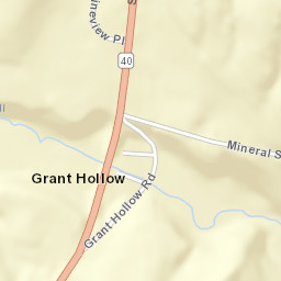 Grant Hollow New York Street Map