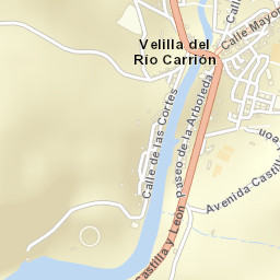 Velilla del Río Carrión Street Map